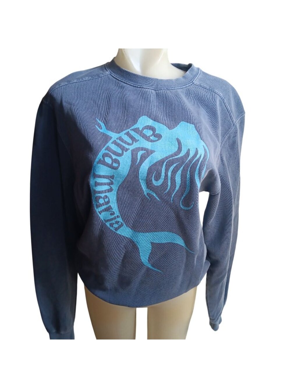 Anna Maria Island Sweatshirt  Small Pigment Garment Dyed Mermaid